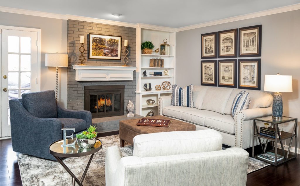Germantown Hills Professional Living Room Interior Design